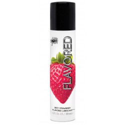 Лубрикант Wet Flavored Sexy Strawberry с ароматом клубники - 30 мл.